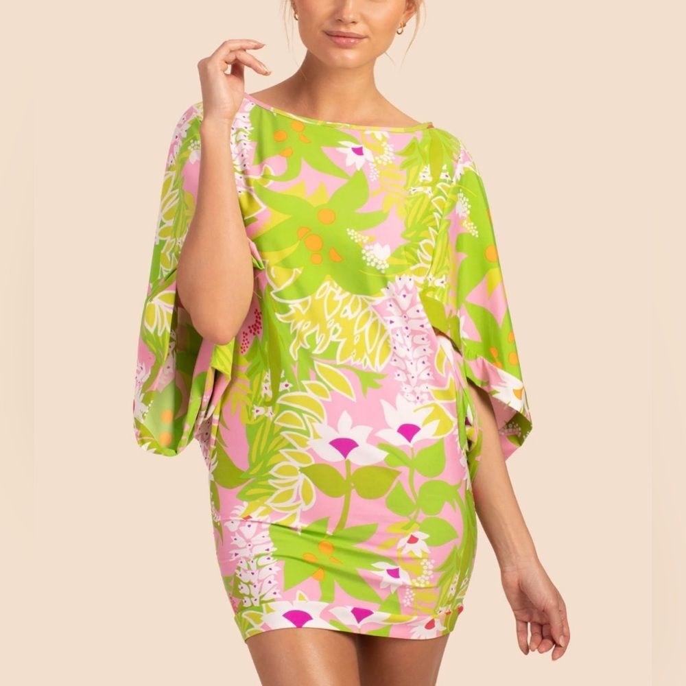 Trina Turk La Palma Swim Tunic Dress Size XL
